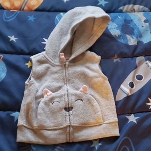 Baby girl sweater vest